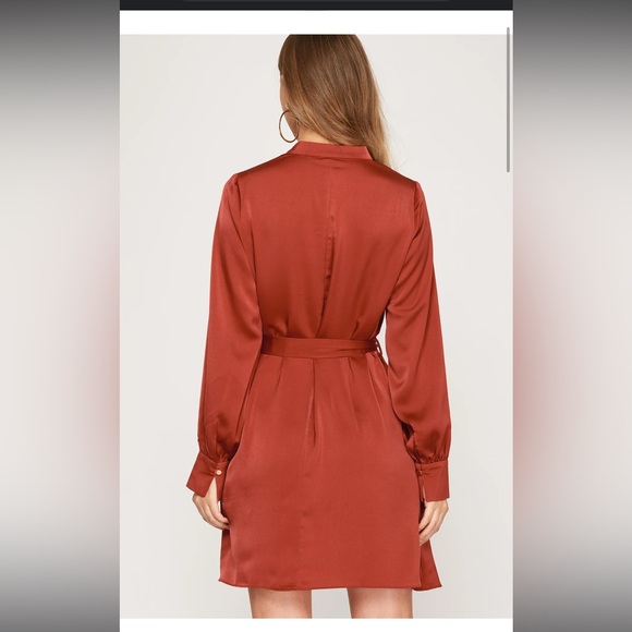 Satin Dress - Picture 3 of 9